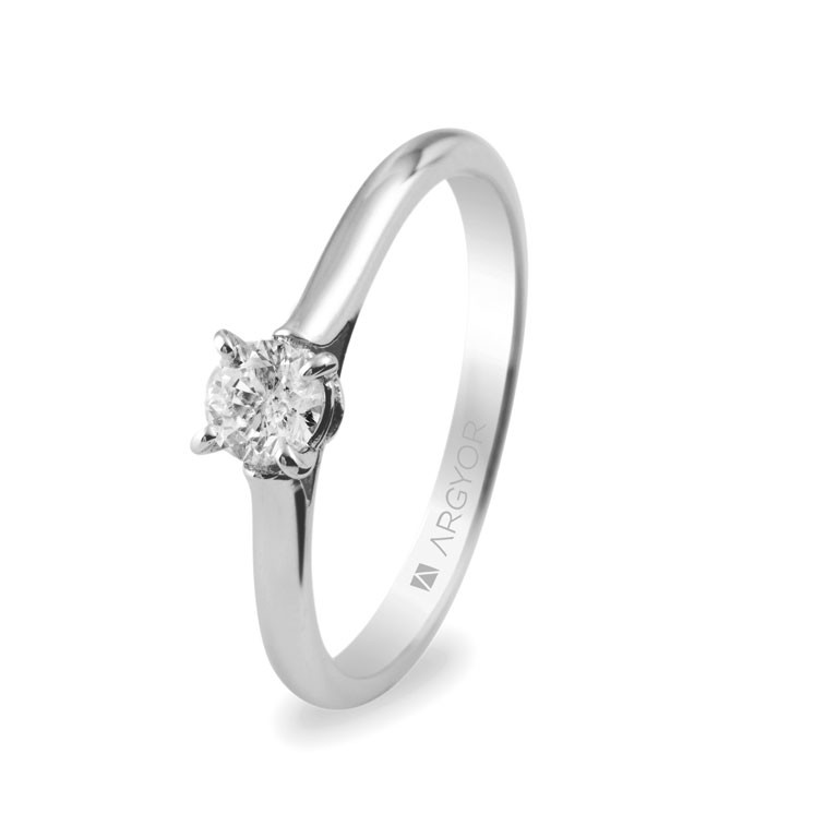 ANILLO DE COMPROMISO CON 1 DIAMANTE 0.30ct