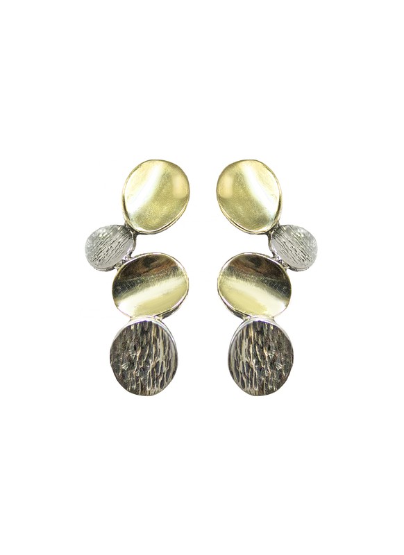 PENDIENTES PLATA Y ORO
