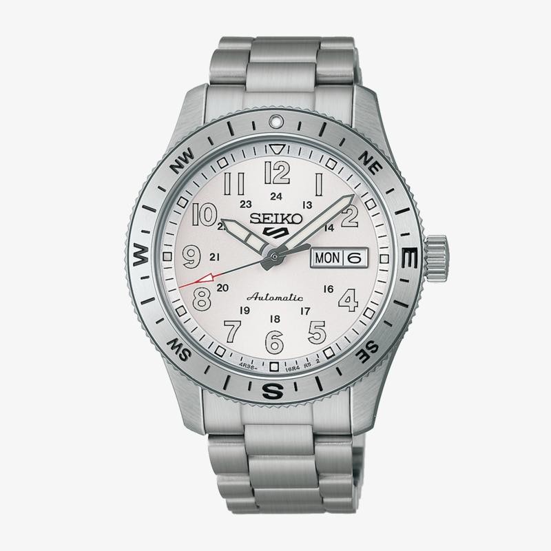 SEIKO 5 SPORTS FIELD 41 MM ACERO Esf. BLANCA