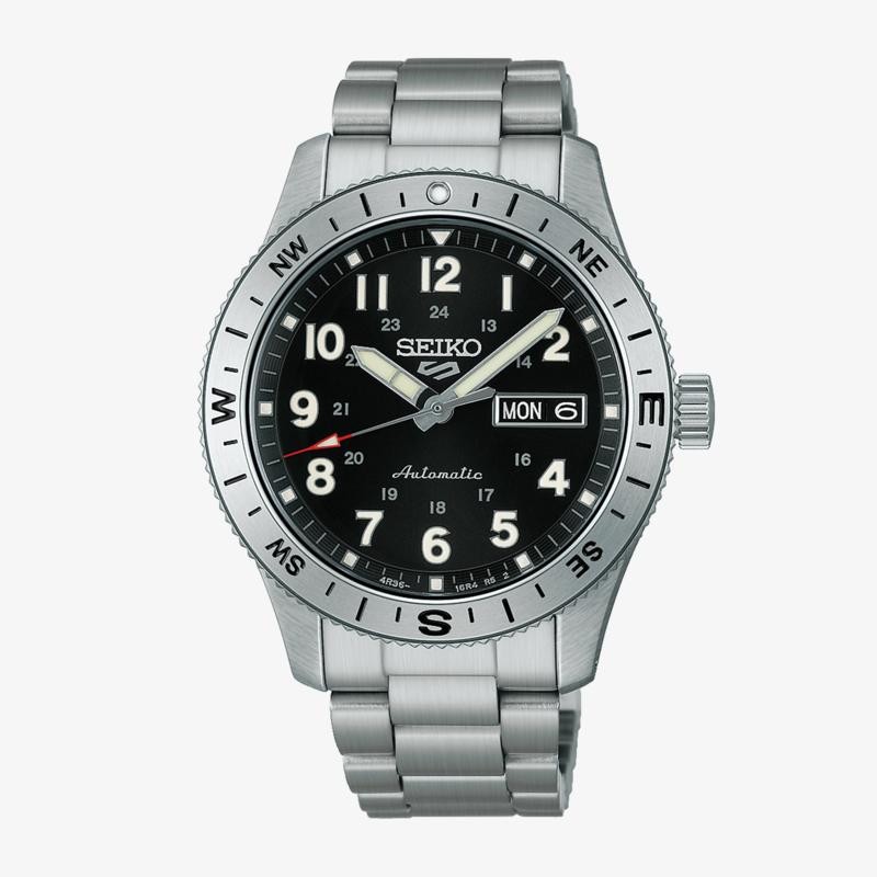 SEIKO 5 SPORTS FIELD 41 MM ACERO Esf. NEGRA