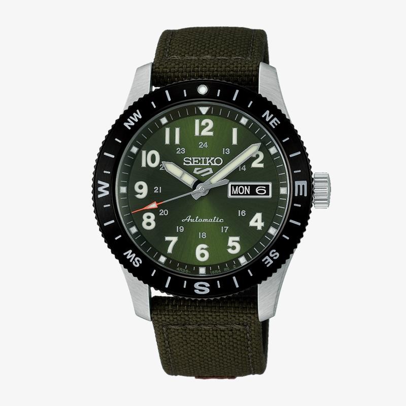 SEIKO 5 SPORTS FIELD 41 MM NYLON Esf. CAQUI
