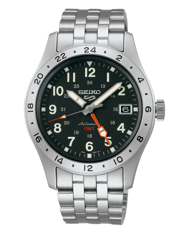 SEIKO 5 SPORTS FIELD DEPORTIVO GMT NEGRO