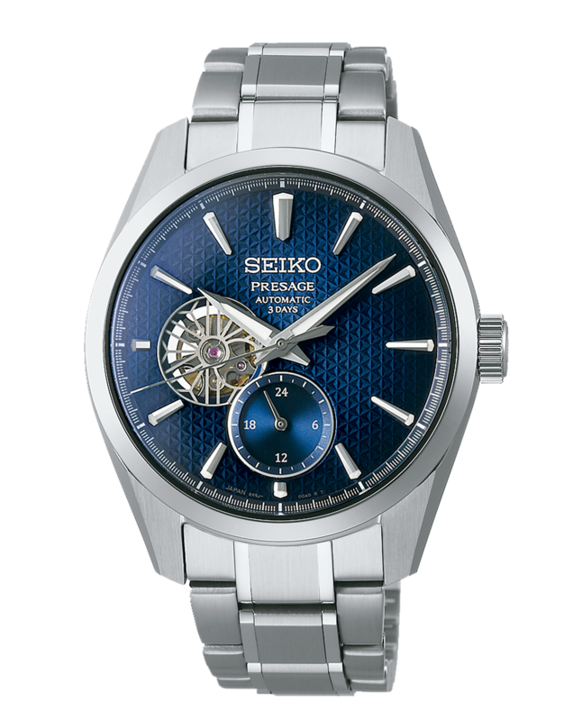 SEIKO PRESAGE SHARP EDGED SKELETON "AITETSU"